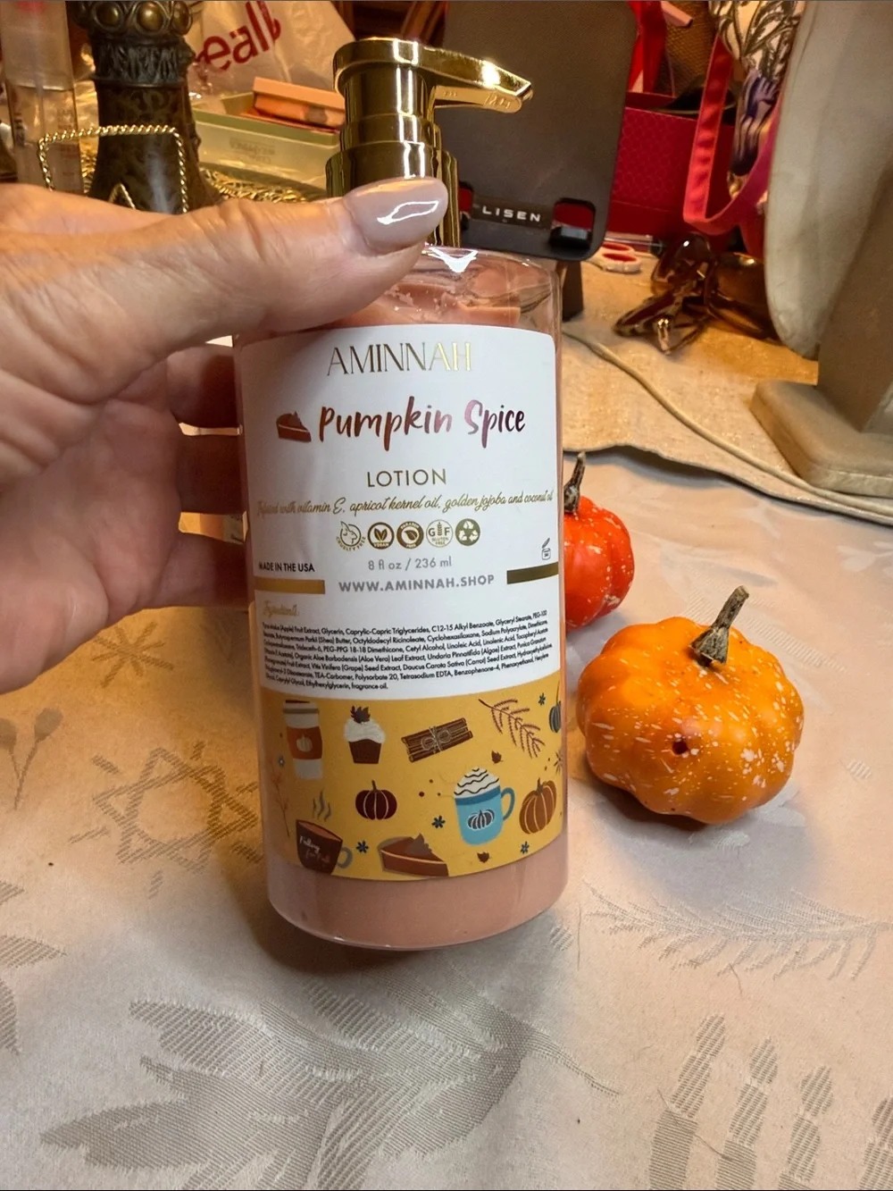 Aminah pumpkin spice